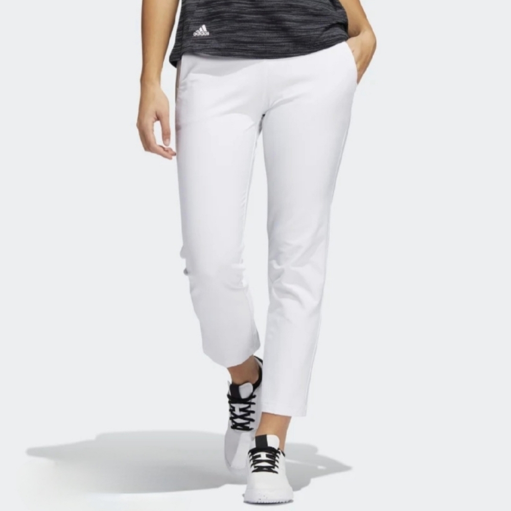 NWT ADIDAS PULL-ON GOLF ANKLE PANTS PRINTED SMALL